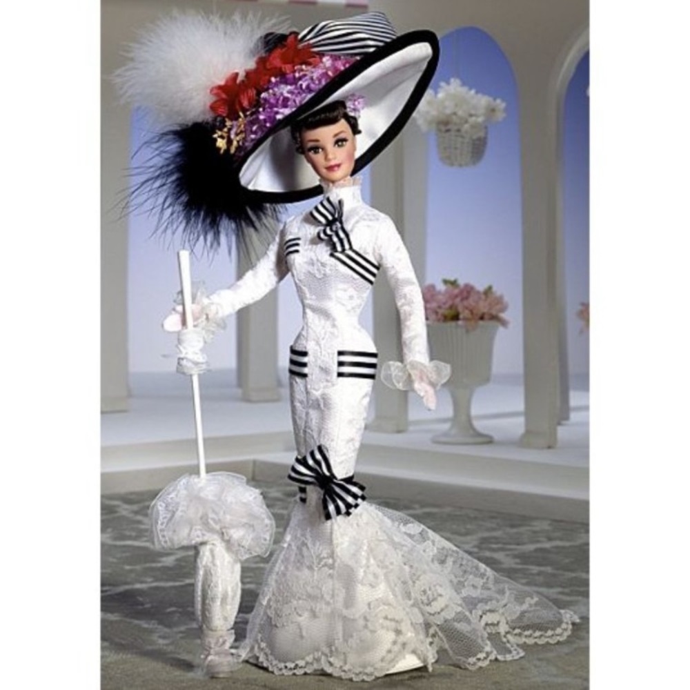 Barbie as Elisa Doolittle in My Fair Lady.This is a Hollywood Legend Collection